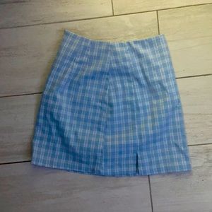 checkered mini skirt from Brandy Melville
